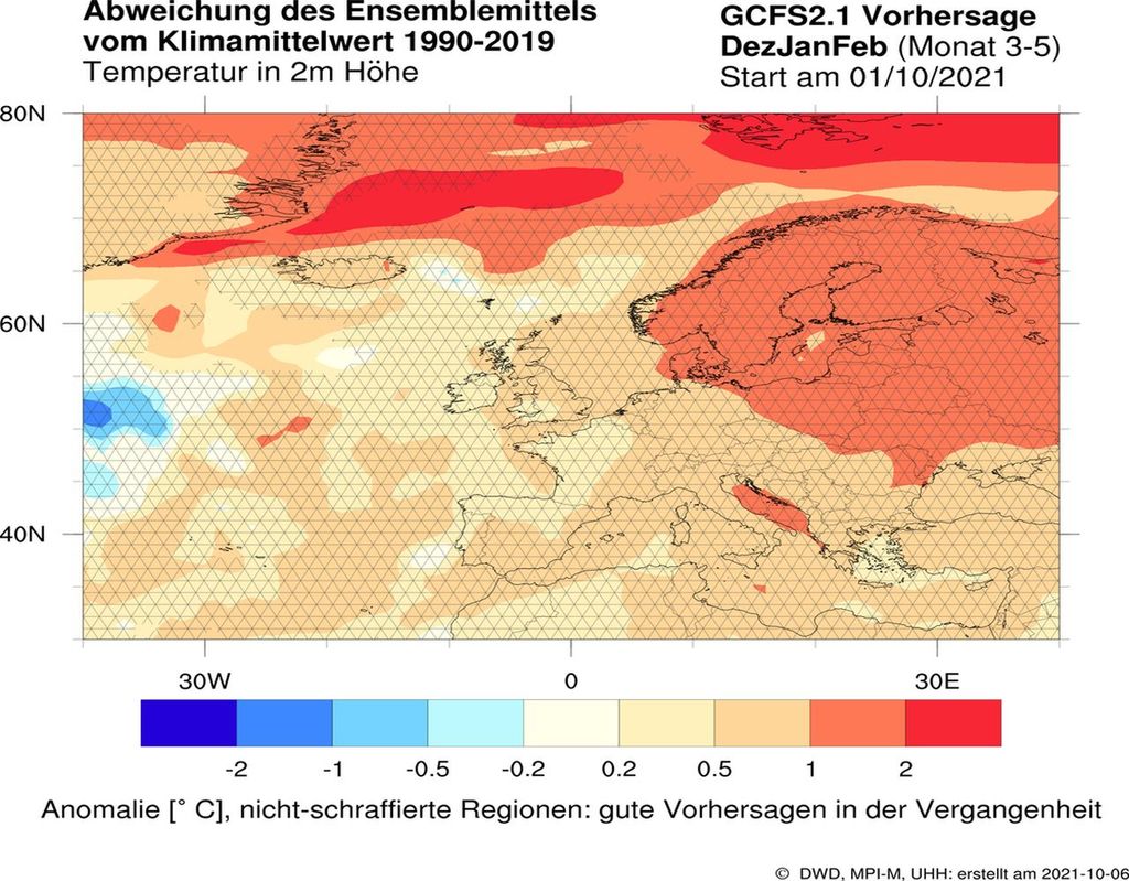 Deutscher Wetterdienst Winterprognose