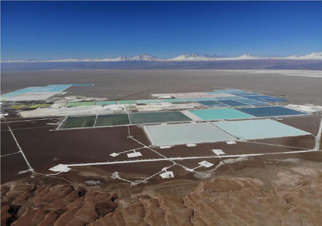 Mina de litio en salar de Atacama