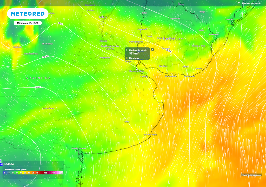 Buenos Aires tiempo clima frío pronóstico lluvias agosto
