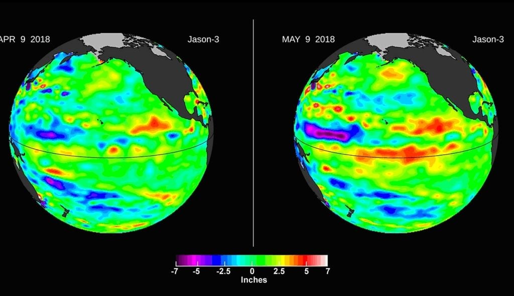 El Agua Caliente Se Cuela En El Pacífico Central: La Onda De Kelvin Y El Niño El Agua Caliente Se Cuela En El Pacífico Central: La Onda De Kelvin Y El Niño