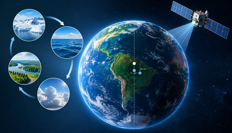 A &aacute;gua desloca o centro de massa da Terra: os cientistas detetaram um movimento invis&iacute;vel do nosso planeta