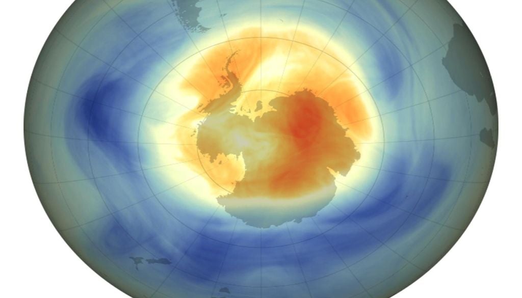 MIT Ozono Investigadores del MIT detectaron que productos industriales utilizados más de 30 años de detectar el agujero de ozono antártico ya afectaban a esta vital capa atmosfériica. Imagen: WMO