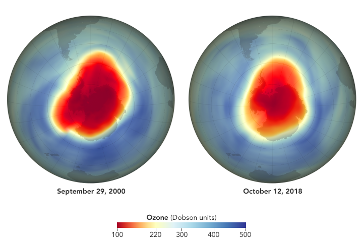 El Agujero De Ozono Es Grande, Pero Se Ve Atenuado Por Las Reducciones De Cfc