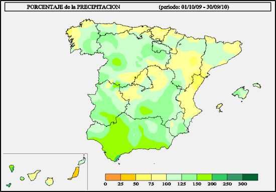 El Año Hidrológico 2009-2010, Muy Húmedo Según Aemet