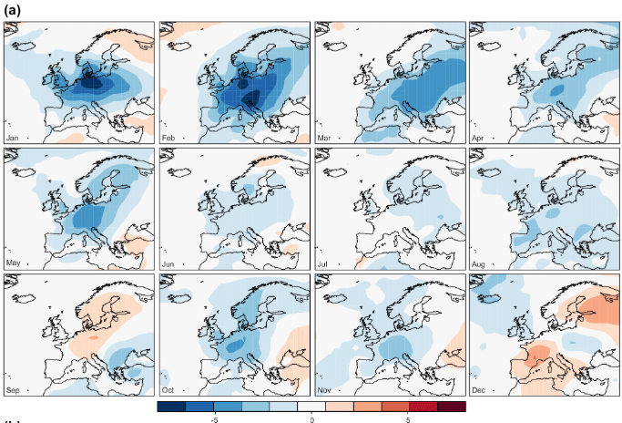 El a&ntilde;o m&aacute;s fr&iacute;o en Europa central en 600 a&ntilde;os: el tiempo de 1740, donde el invierno lleg&oacute; hasta su agosto