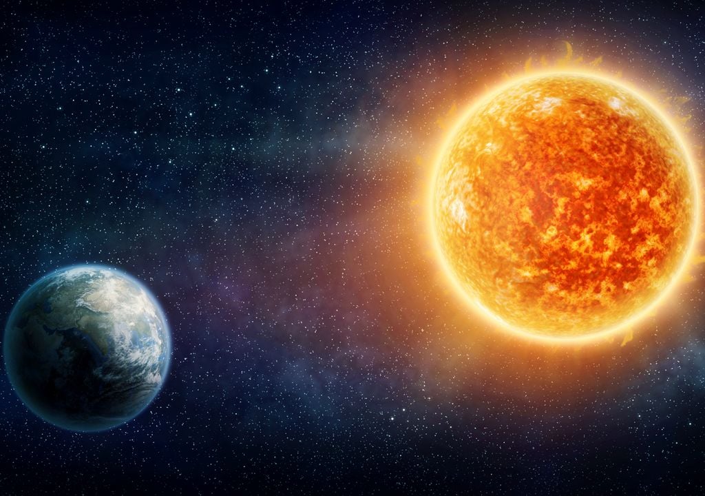 La Tierra y el Sol
