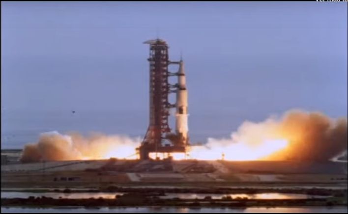 Captura de pantalla del video sobre el Apolo 11. NASA Captura de pantalla del video sobre el Apolo 11. NASA
