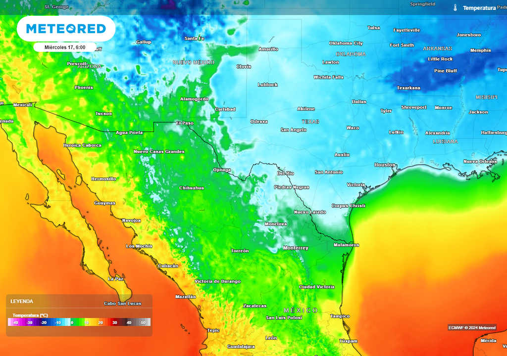 Temperaturas ambiente en °C