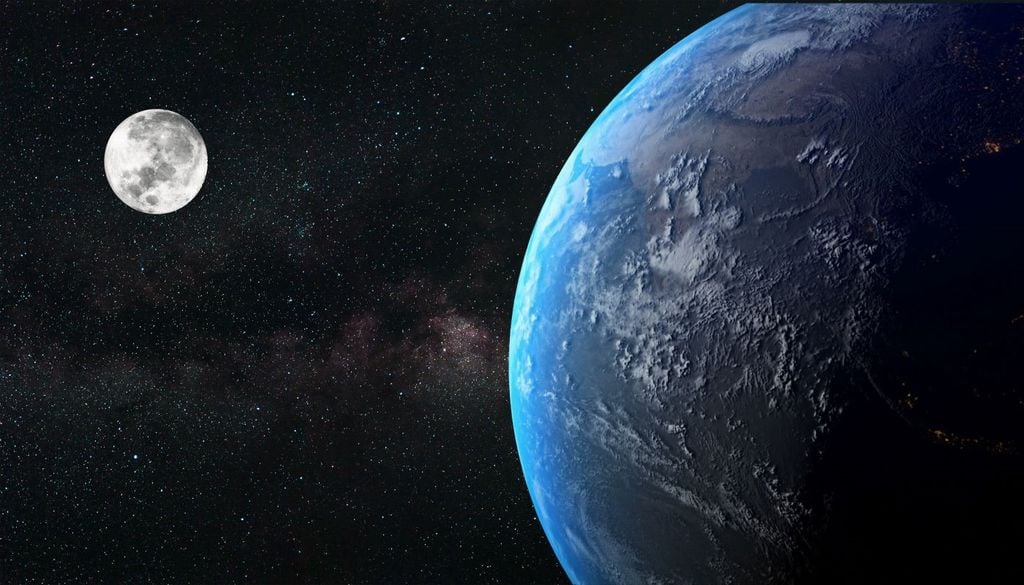 El sistema Tierra-Luna es lo que ha permitido las condiciones para la vida en la Tierra.