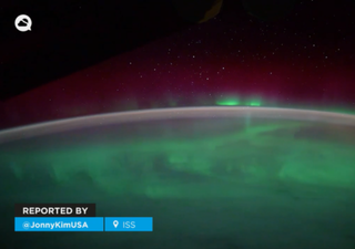 ¡El astronauta Jonny Kim captura grandes auroras mientras sobrevolaba el sureste asiático y Australia!