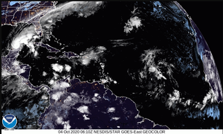 El Atlántico tropical se activa a inicios de octubre de 2020