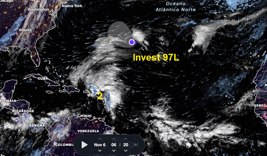 Der tropische Atlantik wird 