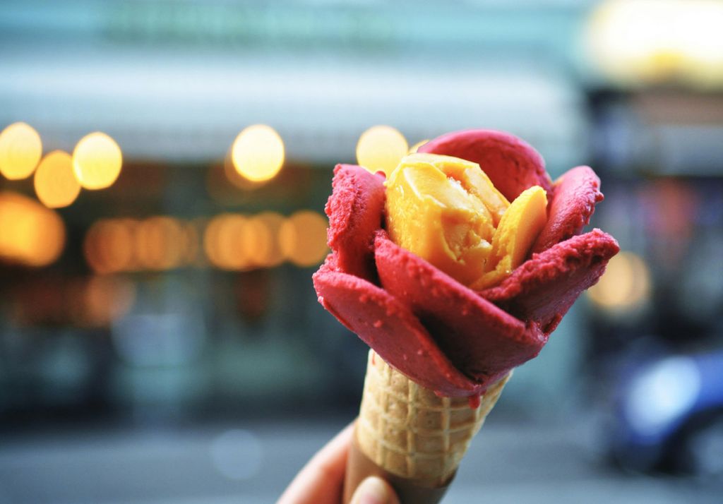 Comer esta Flor Helado hace que cada bocado sea más que especial. Imagen: Tommao Wang.