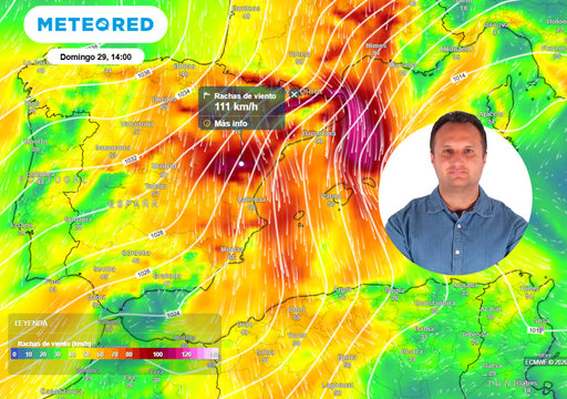 El aviso de Samuel Biener para ma&ntilde;ana: "vientos de 120 km/h en Catalu&ntilde;a, Comunidad Valenciana, Baleares y Arag&oacute;n"