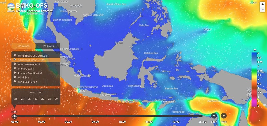 El Bmkg Lanzó El Nuevo Sistema De Pronóstico Del Océano (Bmkg-Ofs)