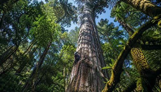 "El &aacute;rbol que casi toca la luna": encuentran en Taiw&aacute;n un bosque perdido con el ejemplar m&aacute;s alto de Asia