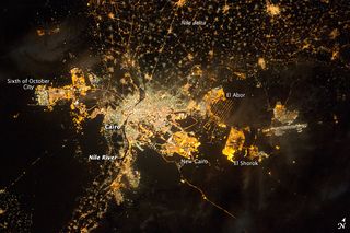 El Cairo en la noche