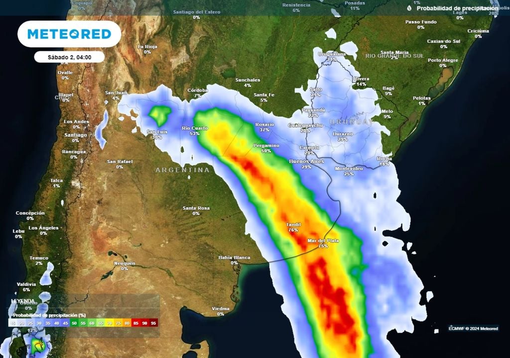 Tiempo Argentina alerta de calor tormentas fuertes lluvias pronóstico del tiempo