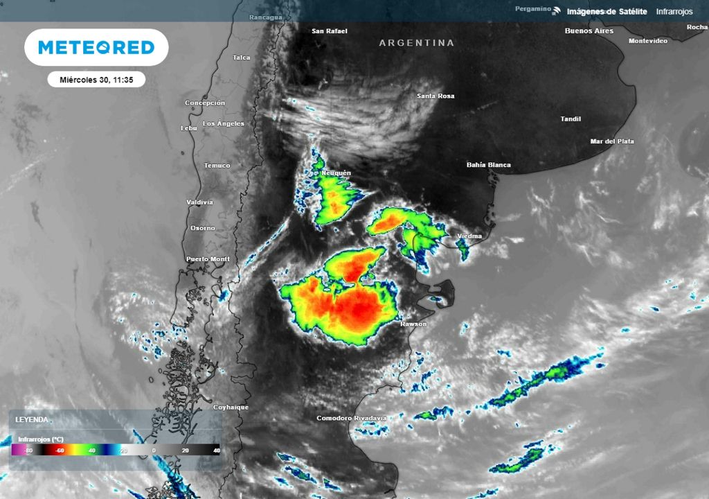 Tiempo Argentina calor alerta tormentas fuertes lluvias pronóstico clima