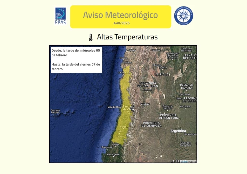 mapa de cobertura de aviso meteorológico