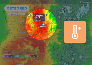 El calor pierde fuerza: modelo europeo baja a 30 °C la máxima prevista para Santiago este jueves