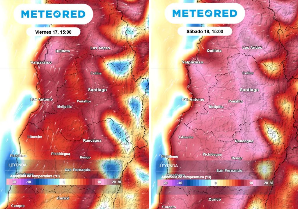 mapas de anomalía de temperatura mapas de anomalía de temperatura