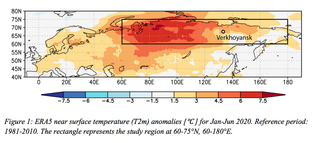 El calor siberiano prolongado