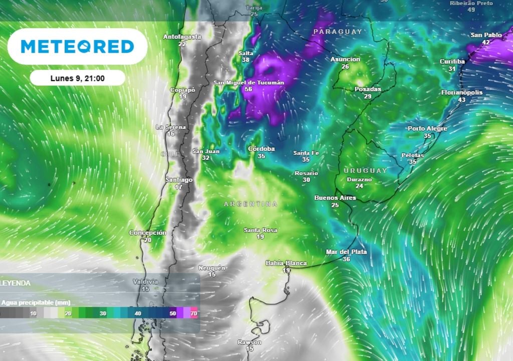 Semana muy dinamica con varios frentes fríos
