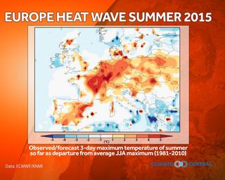 El cambio climático desempeña un papel significativo en la ola de calor de Europa