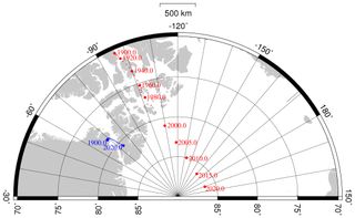 El cambio climático está cambiando la localización del polo norte geográfico