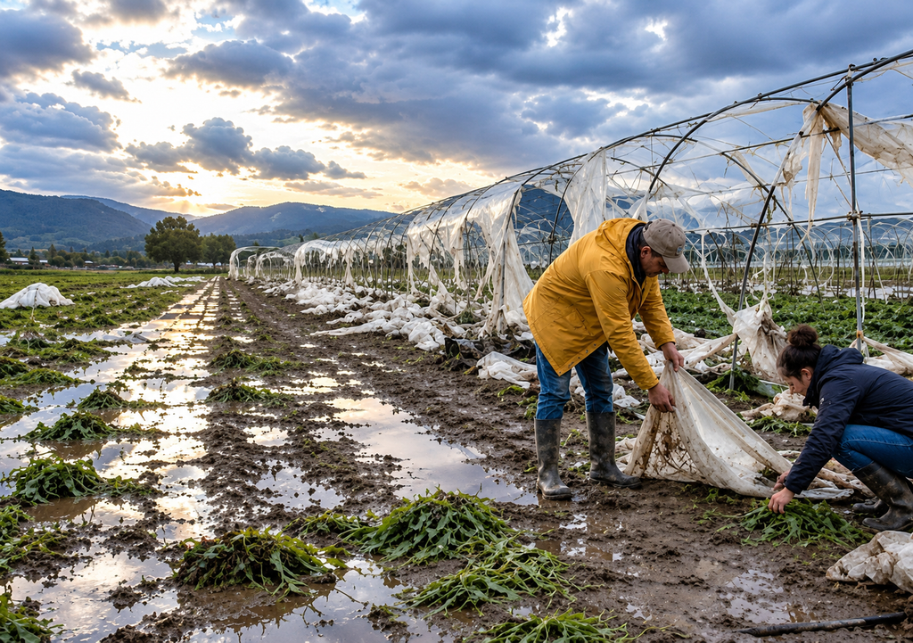 Los pequeños agriculturos registran importantes daños en infrastructura que pone en riesgo la produccion de alimentos a nivel local y nacional
