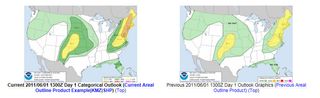 El Centro de Predicción de Tormentas severas actualiza sus productos