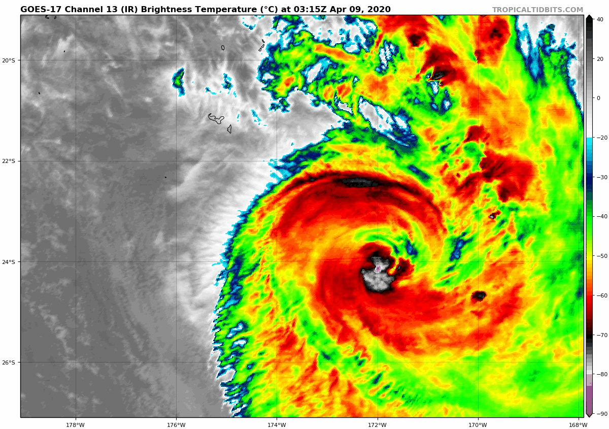 El ciclón Harold sobre Tonga y deja atrás a Fiji devastada