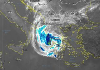 El ciclón mediterráneo Ianos amenaza a Grecia con graves consecuencias