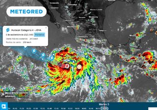 El ciclón tropical Jova podría convertirse en un poderoso huracán ¿Afectará a territorio mexicano?