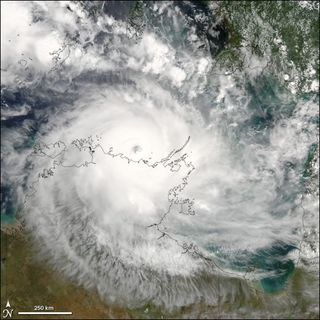 El ciclón tropical Mónica