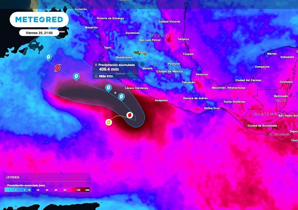 Los acumulados de lluvias más importantes esta semana, serán sobre Jalisco, Colima, Nayarit, Guerrero y Michoacán gracias al ciclón tropical Polo. Los acumulados de lluvias más importantes esta semana, serán sobre Jalisco, Colima, Nayarit, Guerrero y Michoacán gracias al ciclón tropical Polo.