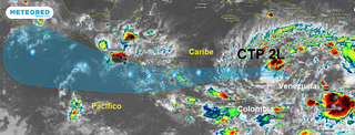 El ciclón tropical potencial 2L sigue afectando al sur del Caribe