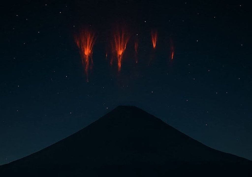 Sprites en Colima, Mx 21 de julio del 2025