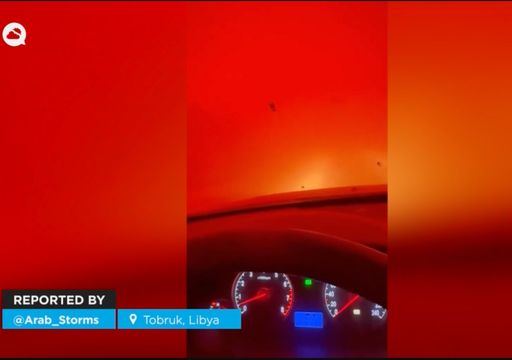 El cielo se volvi&oacute; rojo en Grecia y Libia: una nube del Sahara elev&oacute; la contaminaci&oacute;n del aire a niveles extremos
