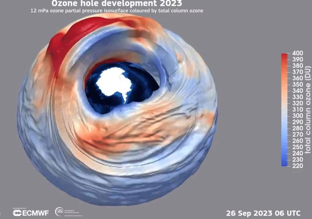 The Hole In The Antarctic Ozone Layer Closes Again After An Anomalous ...