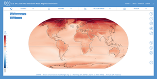 El CSIC participa en el 6º informe del IPCC con un Atlas Interactivo