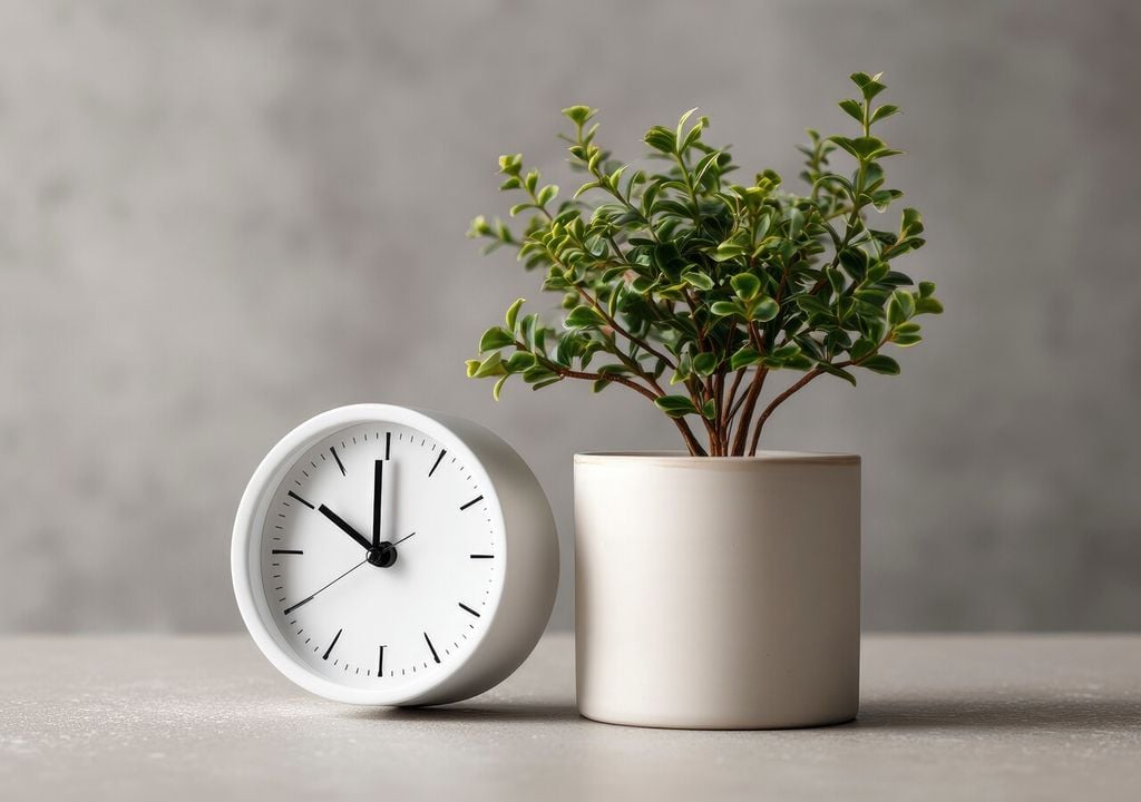 El ritmo circadiano regula procesos internos de la planta durante 24 horas, incluso en ausencia de estímulos externos claros.