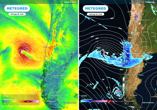 "El del domingo ser&aacute; el m&aacute;s intenso": sistema frontal y varios pulsos de lluvia se prev&eacute;n sobre Chile este fin de semana