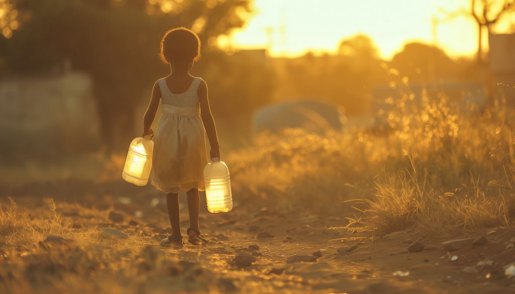 Niña agua La crisis del agua tiene rostro mayoritariamente femenino. UNICEF estima en 1.800 millones de mujeres y niñas las que asumen diariamente la desgastante tarea de buscar agua, sacrificando su salud, educación y futuro en trayectos interminables y muchas veces, inseguro.