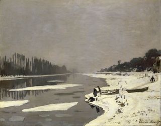 El deshielo primaveral en la pintura de Monet