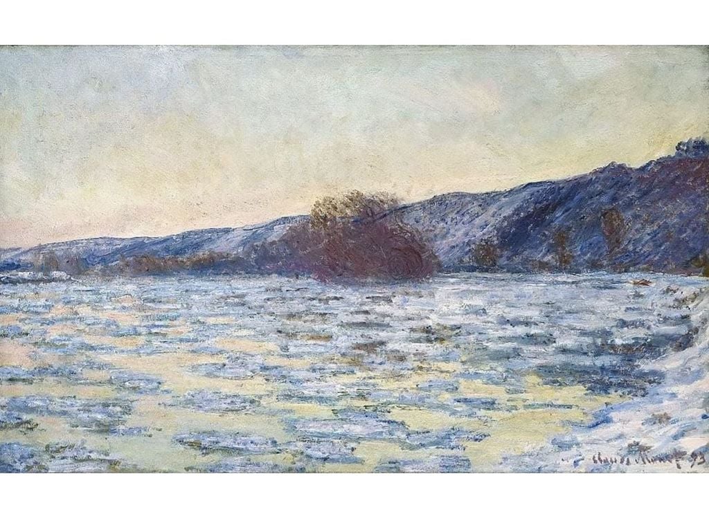 Témpanos de hielo al atardecer Témpanos de hielo al atardecer