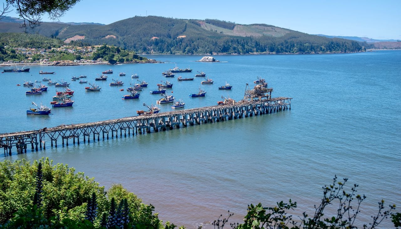 El Muelle Viejo de Lota es uno de los monumentos industriales más icónicos de la región.
