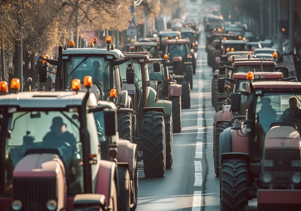 Organizaciones profesionales agrarias han convocado movilizaciones simultáneas en numerosos puntos del país el 29 de enero