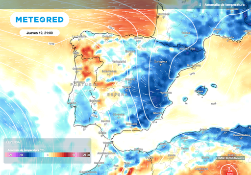 El d&iacute;a del Padre traer&aacute; hasta 8 &ordm;C menos a seis comunidades